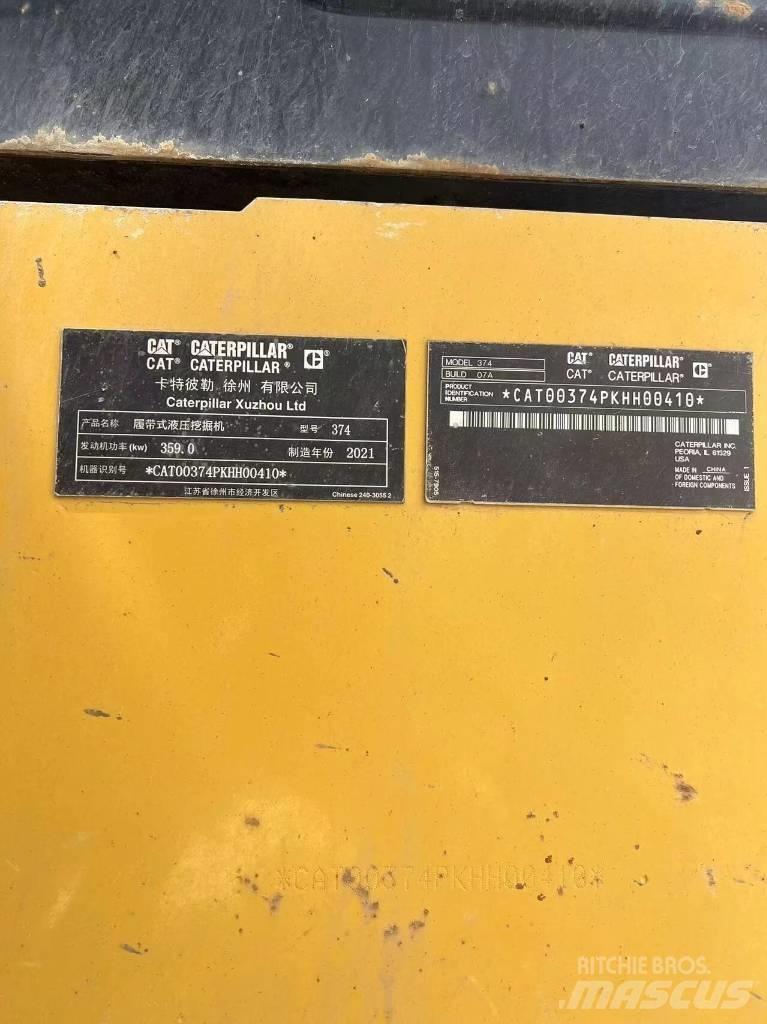 CAT 374 대형 굴삭기 29톤 이상