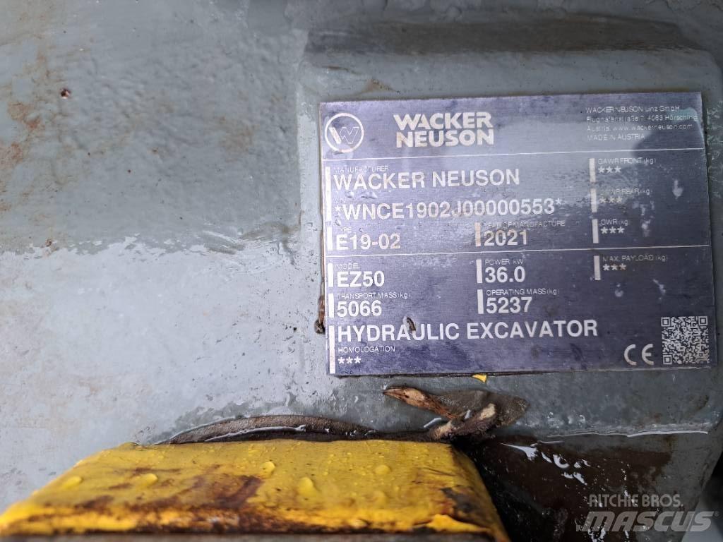 Wacker Neuson EZ50 대형 굴삭기 29톤 이상