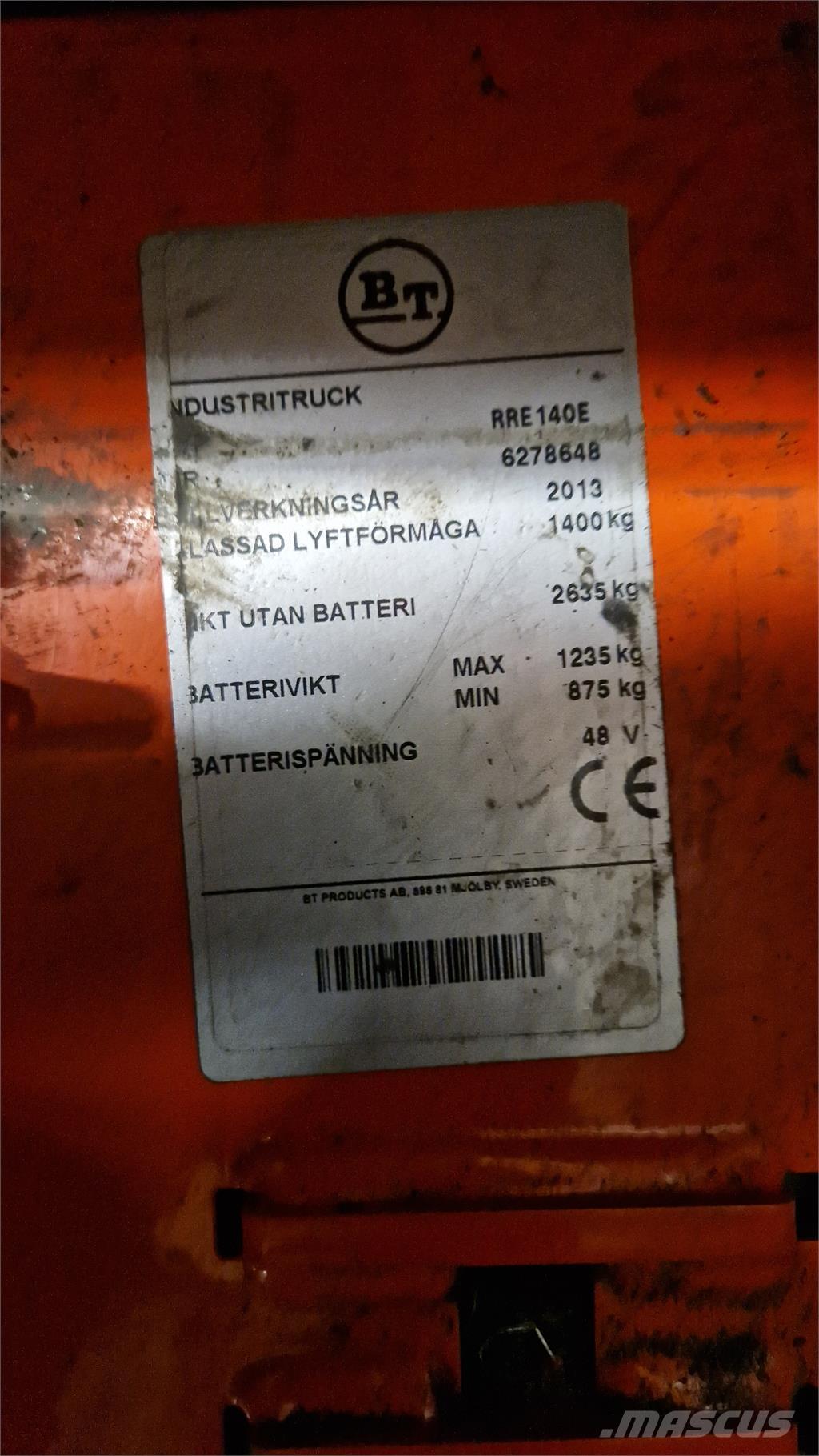 BT RRE140E 리치 트럭