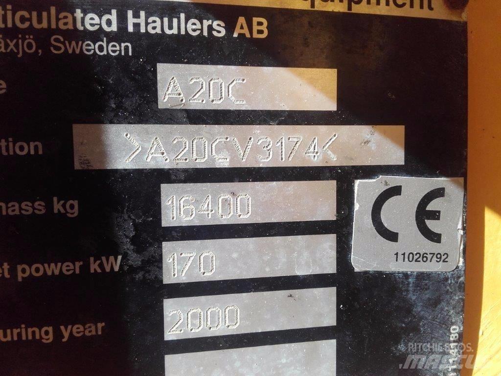 Volvo A20C 초대형 덤프 트럭