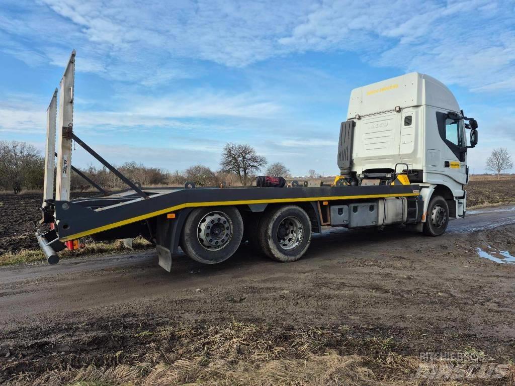 Iveco Stralis 420 플랫베드/윈치 트럭