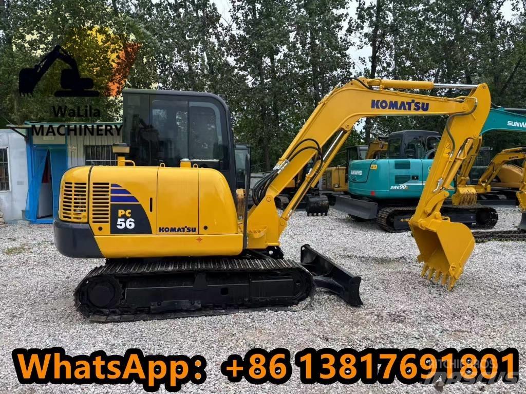 Komatsu PC 56-7 소형 굴삭기 7톤 미만