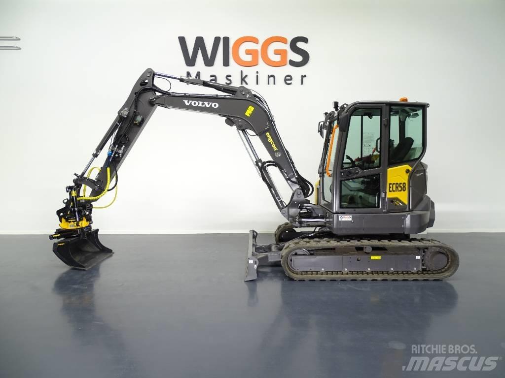 Volvo ECR58F 소형 굴삭기 7톤 미만