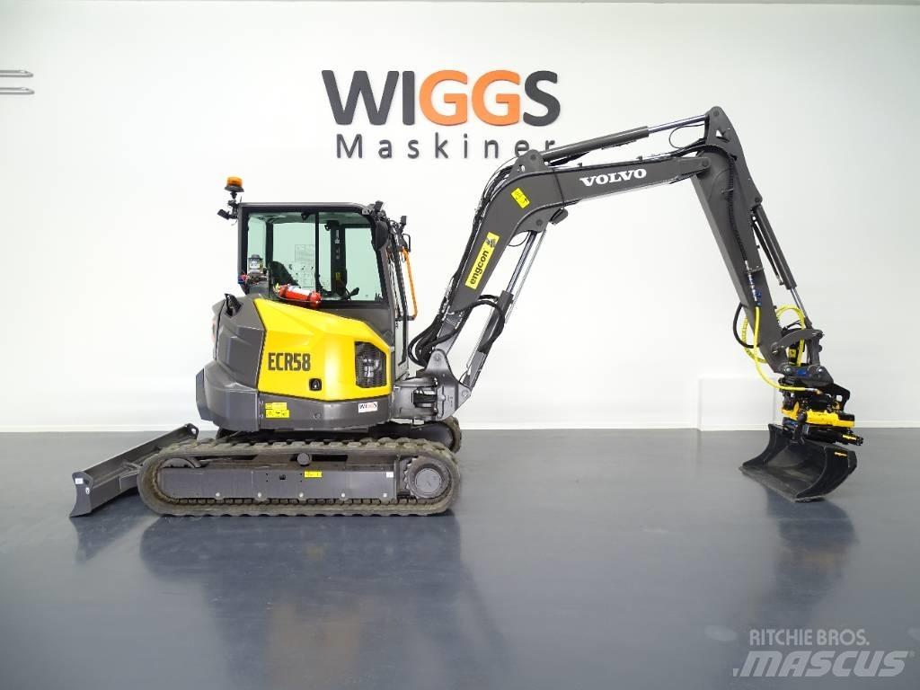 Volvo ECR58F 소형 굴삭기 7톤 미만