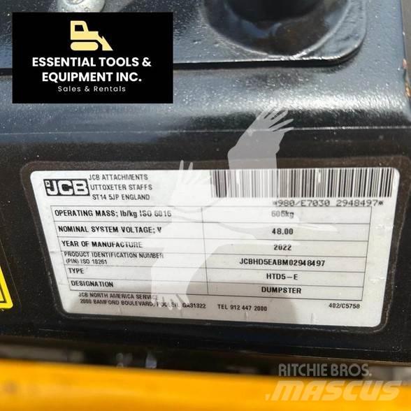 JCB HTD5E 건설현장 덤프트럭