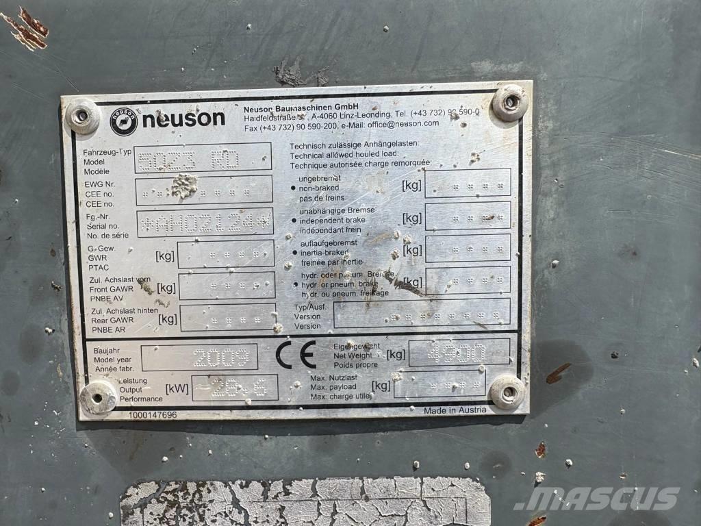 Wacker Neuson 50 Z3 소형 굴삭기 7톤 미만