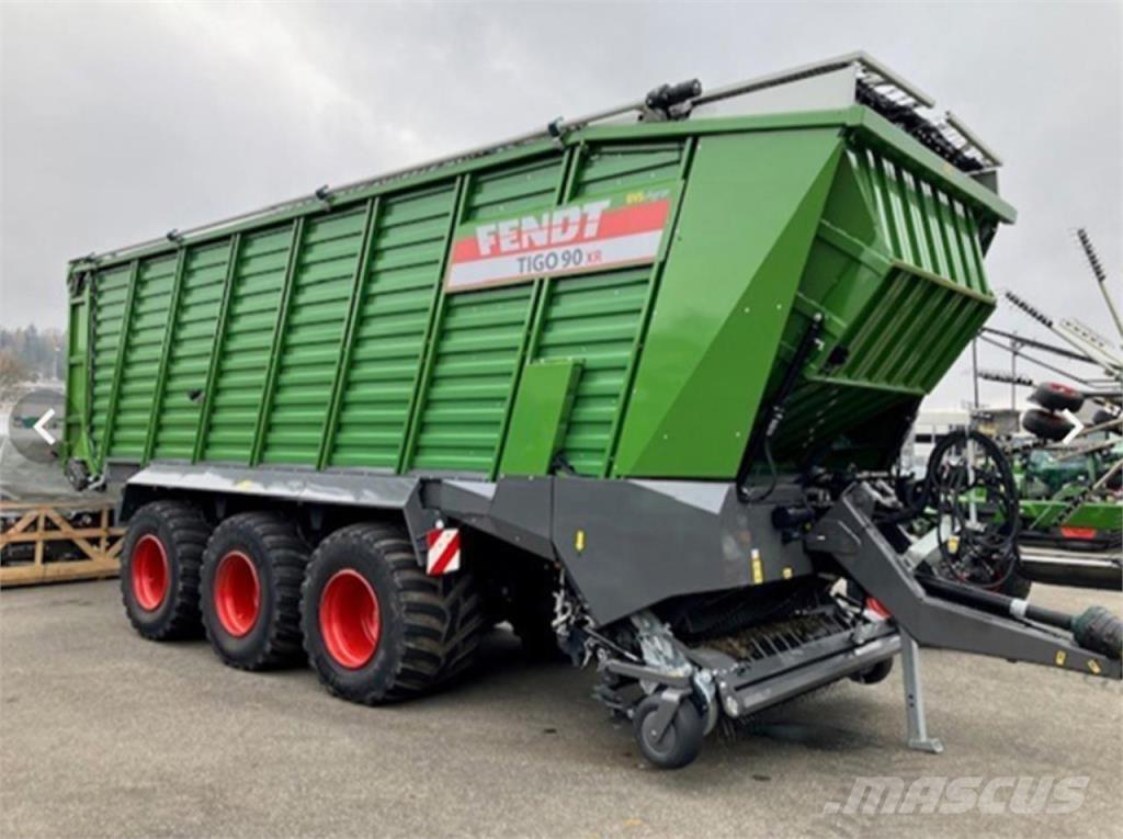 Fendt Tigo XR90 자동 적재 트레일러