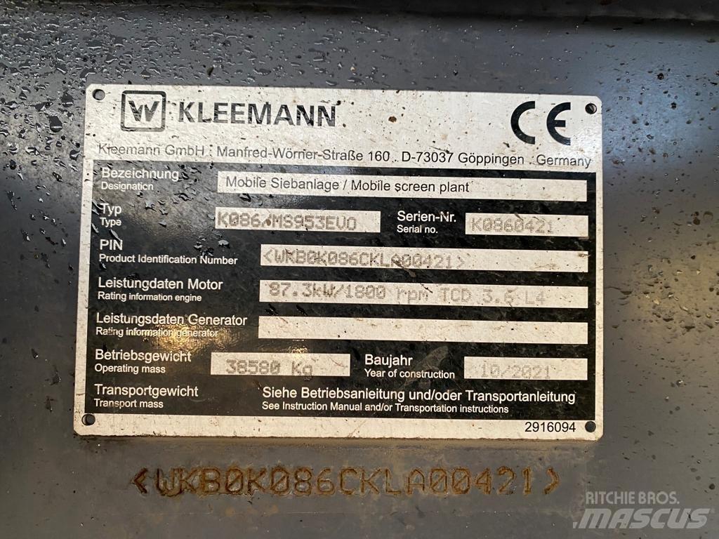 Kleemann MS953 EVO 스크리너