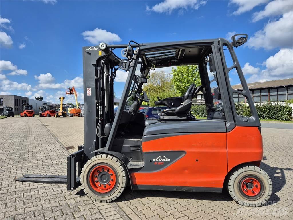 Linde E50HL-01 전동 지게차