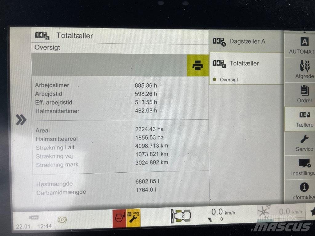 CLAAS Lexion 6900 TT 콤바인 수확기
