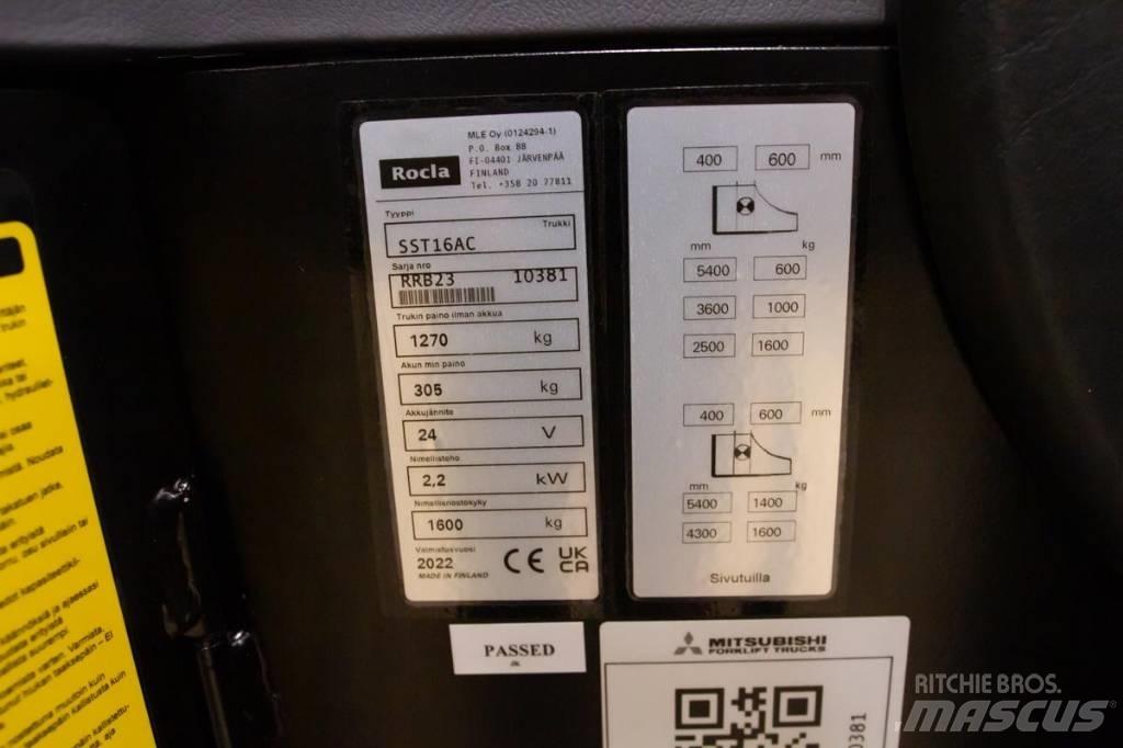 Rocla SST 16 AC 보행식 리치 지게차