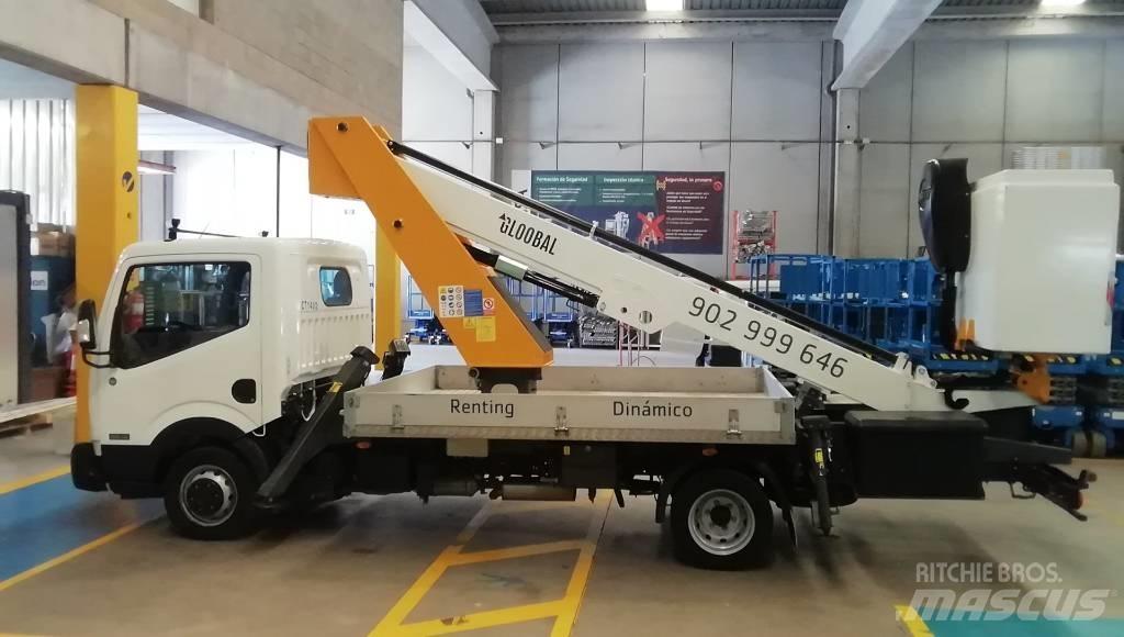 Nissan CABSTAR NT400 트럭 탑재 고소작업대