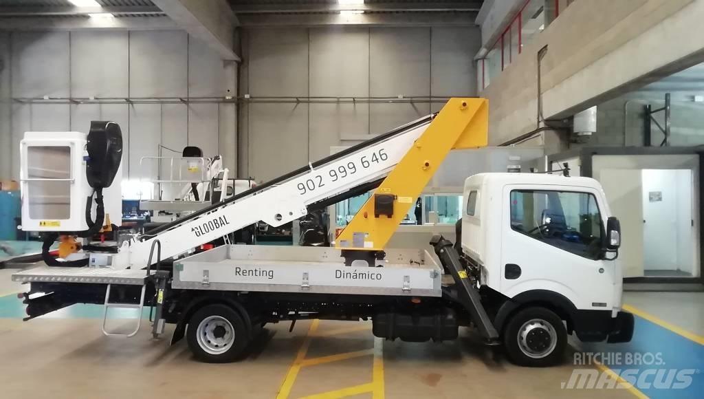 Nissan CABSTAR NT400 트럭 탑재 고소작업대