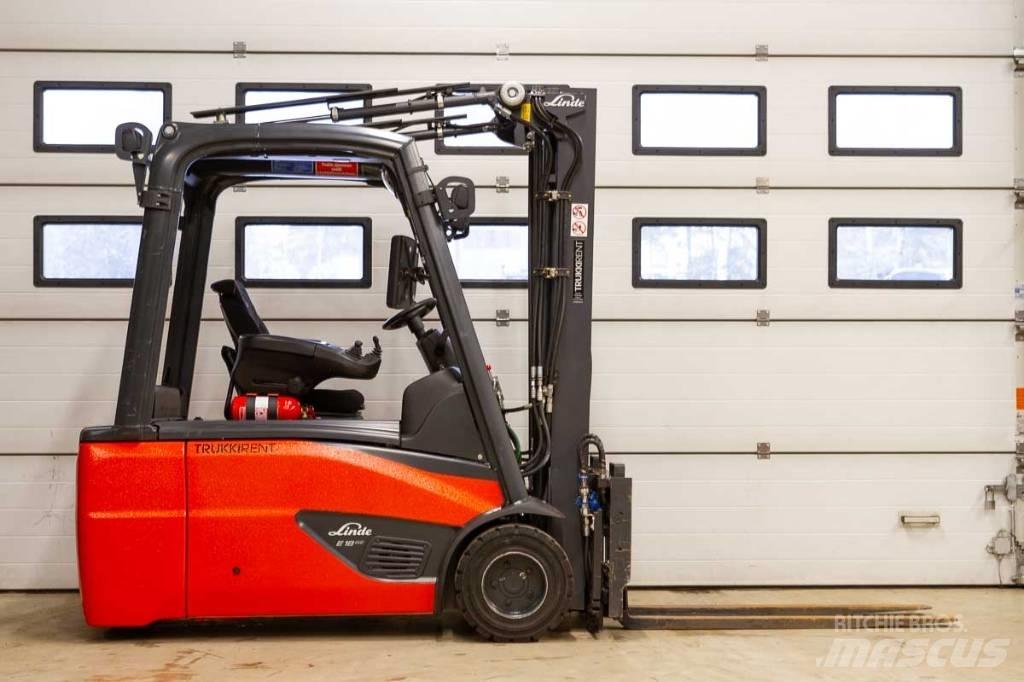 Linde E 18 전동 지게차