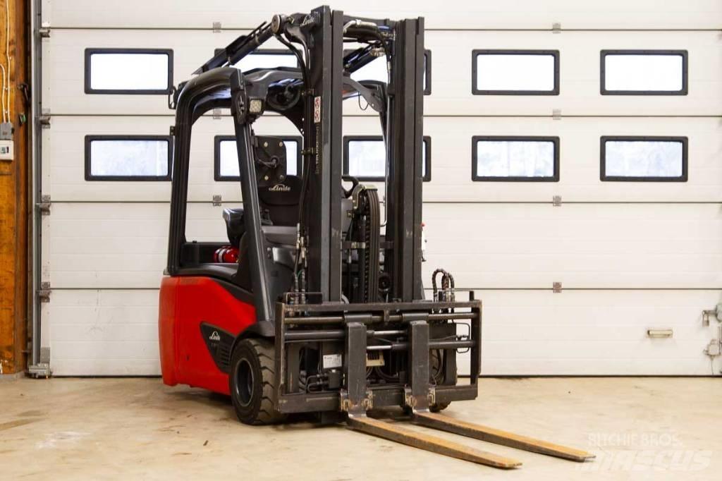Linde E 18 전동 지게차
