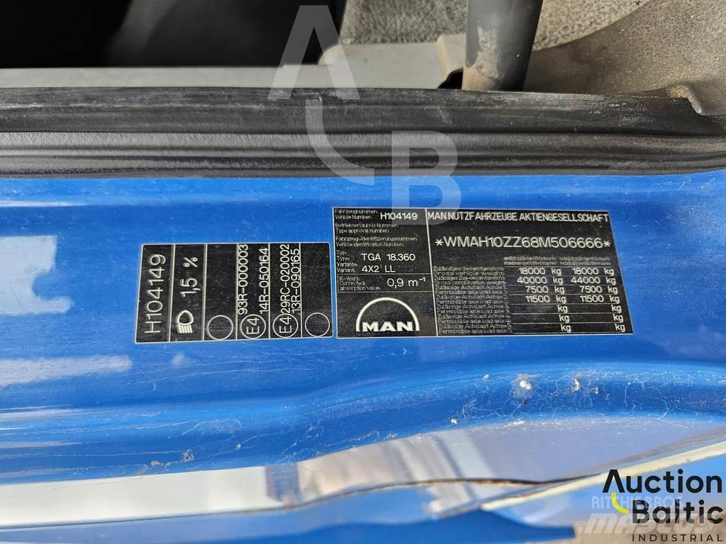 MAN TGA18.360 탑차 트럭
