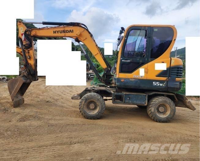 Hyundai Robex 55 W-3  휠 굴삭기