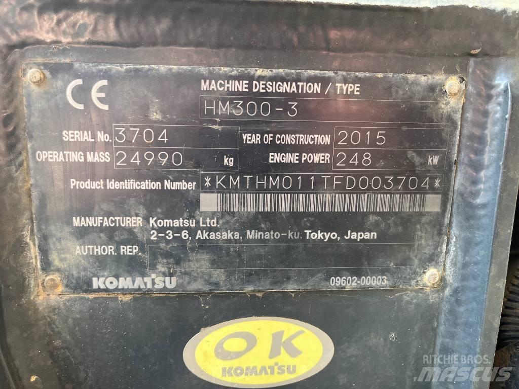 Komatsu HM 300-3 연결식 홀러