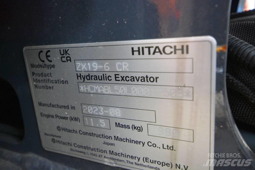 Hitachi ZX 19-6 소형 굴삭기 7톤 미만