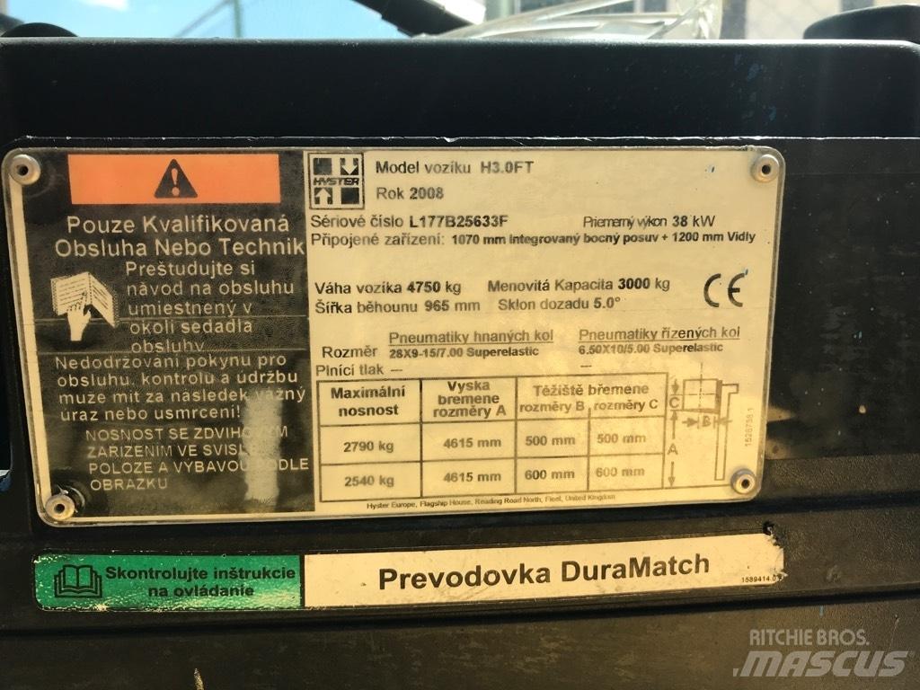 Hyster H 3.00 FT LPG 지게차