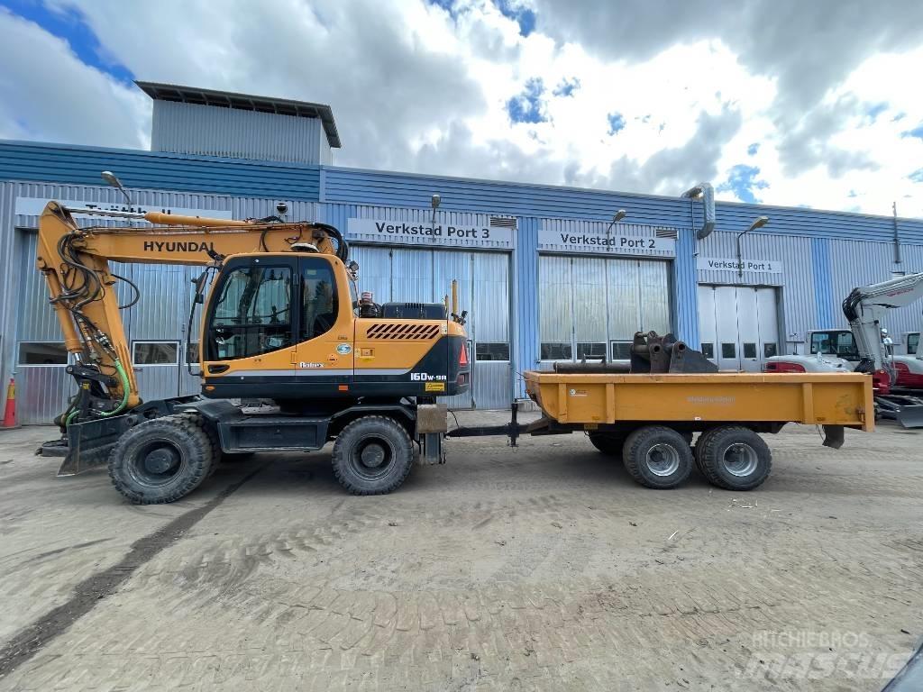 Hyundai 160W-9A  휠 굴삭기