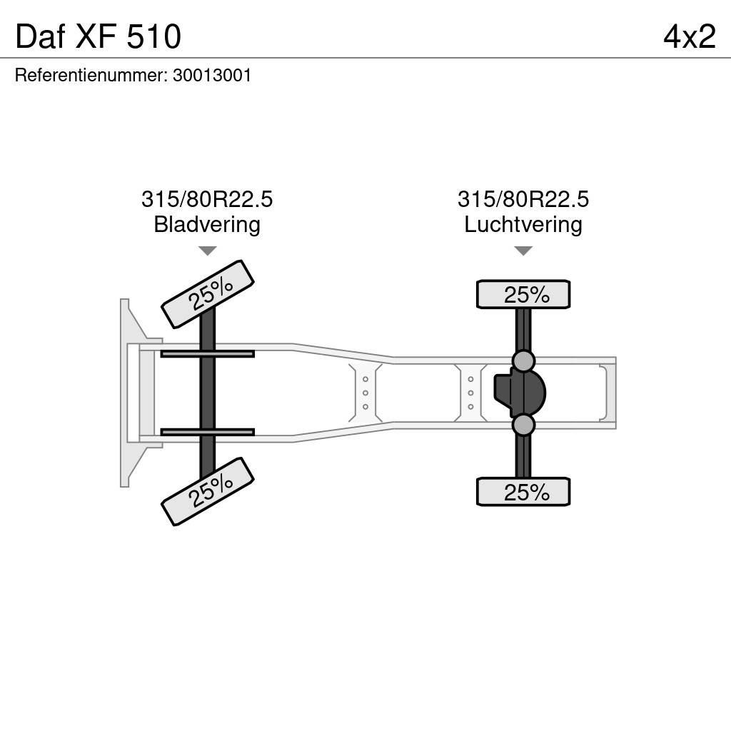 DAF XF 510 트랙터 유닛