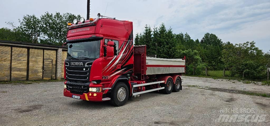 Scania R 730 훅 리프트 트럭