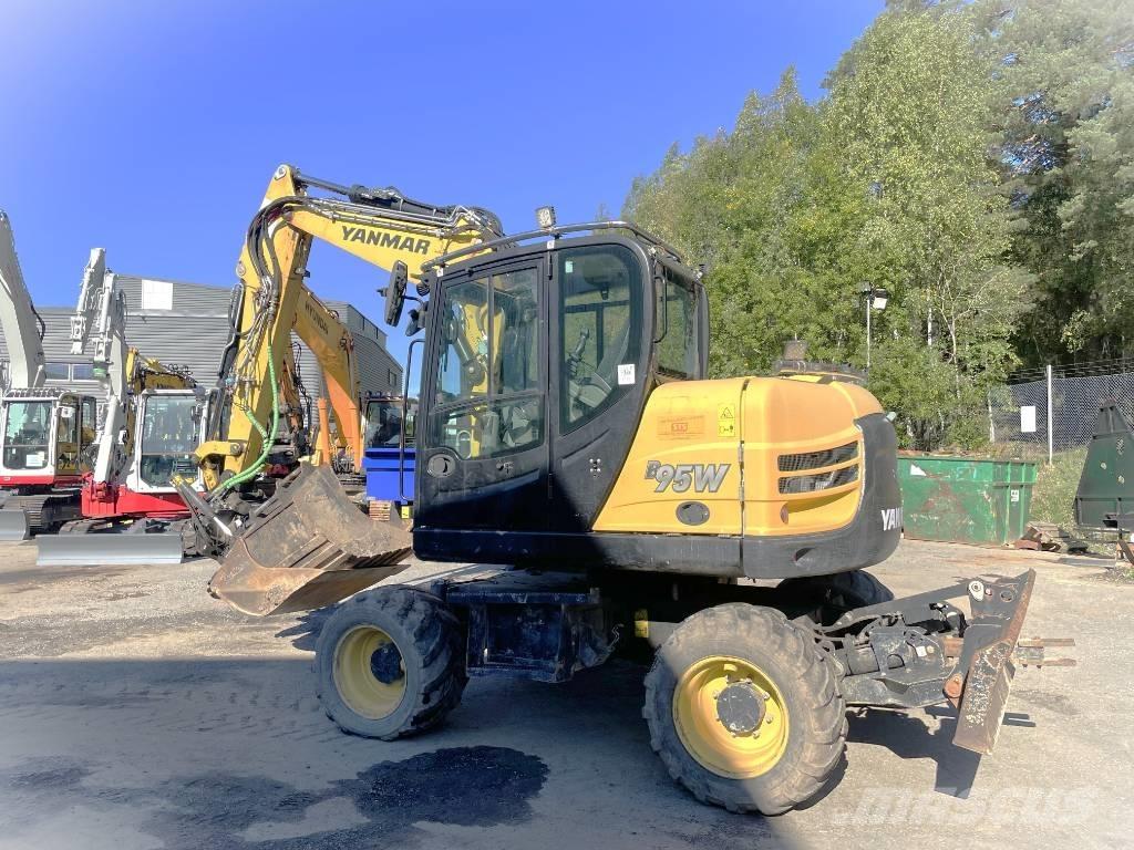 Yanmar B 95 W  휠 굴삭기
