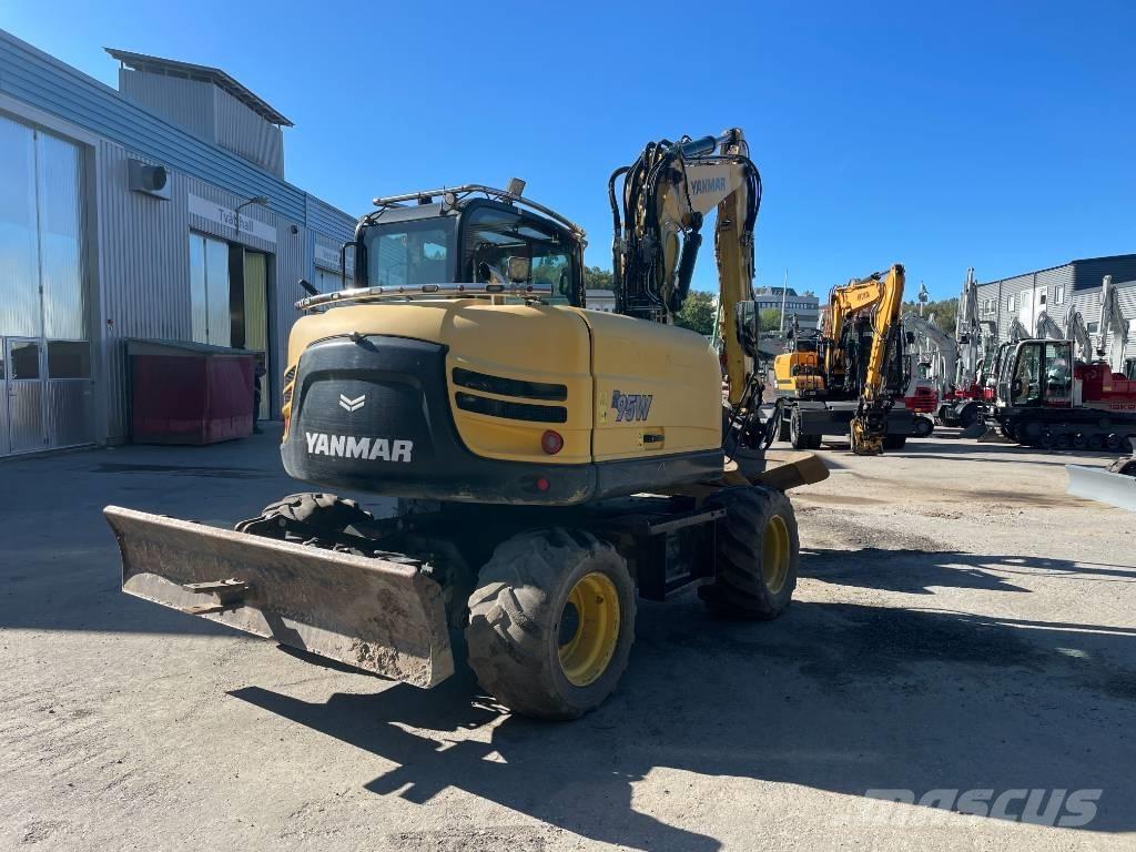 Yanmar B 95 W  휠 굴삭기