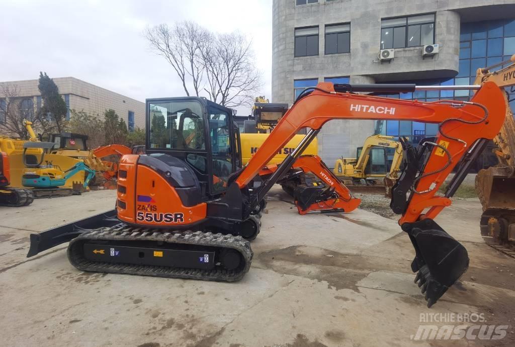 Hitachi ZX 55 소형 굴삭기 7톤 미만