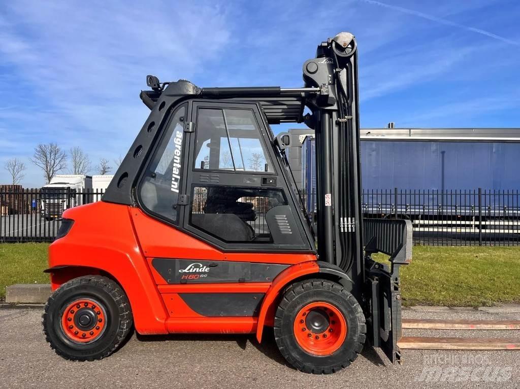 Linde H80D-03 디젤 지게차