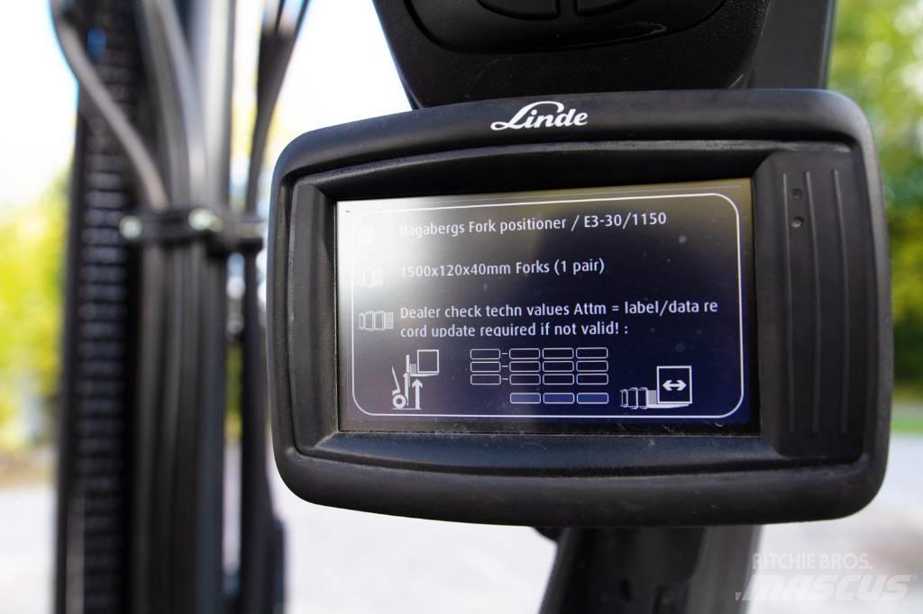 Linde E30-01 전동 지게차