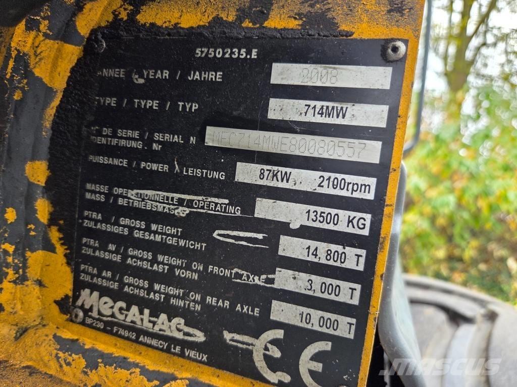 Mecalac 714 MW  휠 굴삭기
