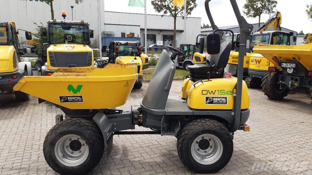 Wacker Neuson DW15e 건설현장 덤프트럭