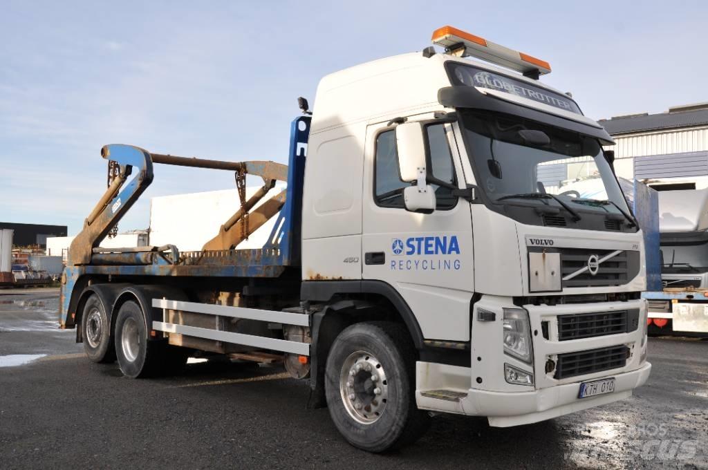 Volvo FM460 6X2 스킵 로더 트럭