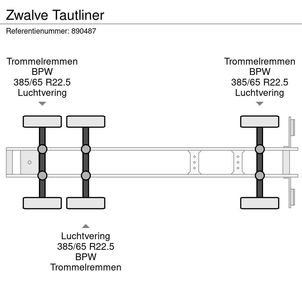 Zwalve Tautliner 커튼사이더 세미 트레일러