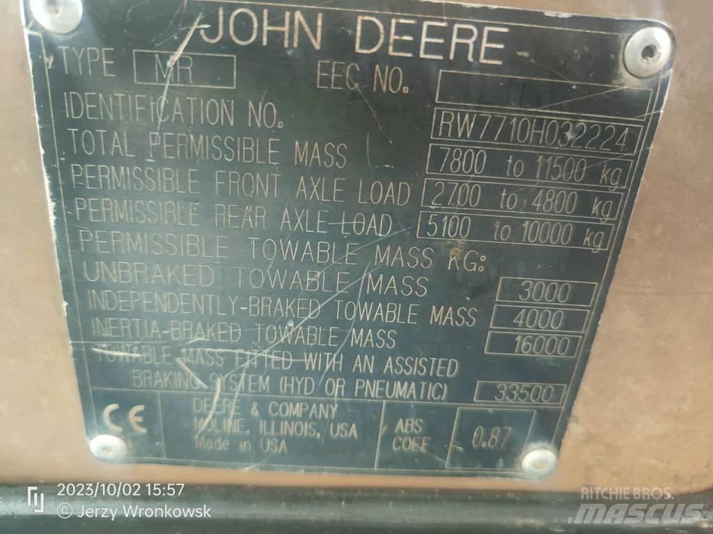 John Deere 7710 트랙터