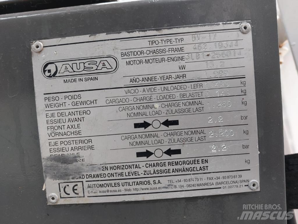 Ausa DV 17 건설현장 덤프트럭