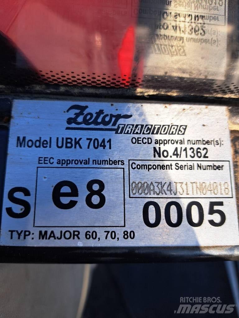 Zetor MAJOR 80 트랙터