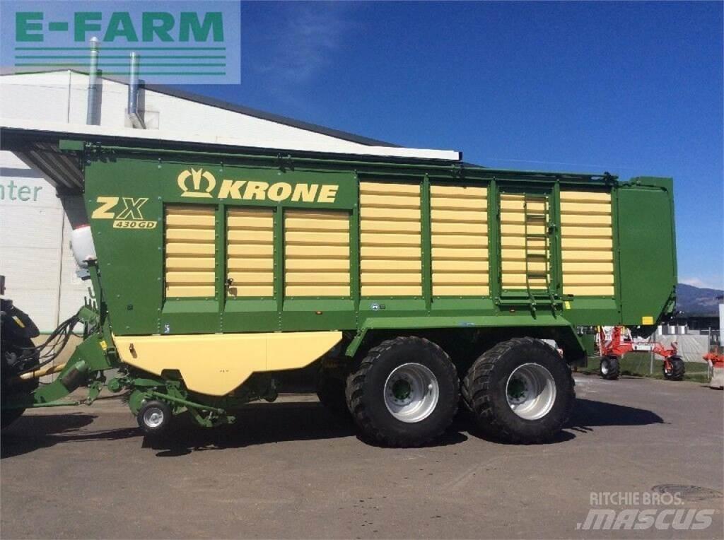 Krone zx 430 gd 곡물용 카트