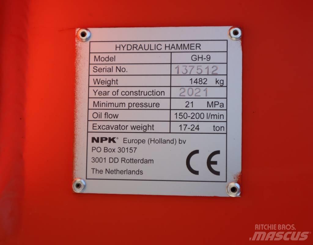 NPK GH-9 E. 17-24 t 브레이커