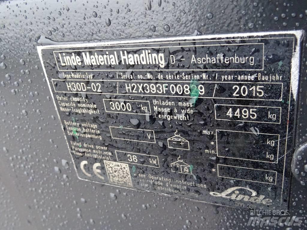 Linde H30D-02 디젤 지게차