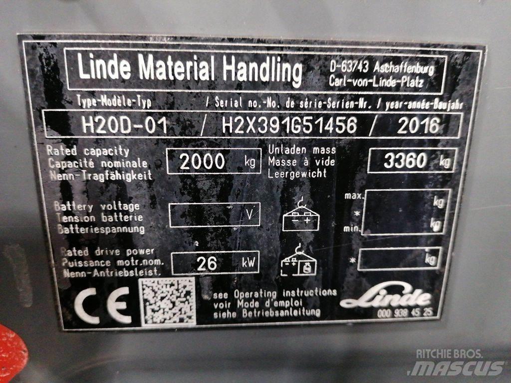 Linde H20D-01 디젤 지게차