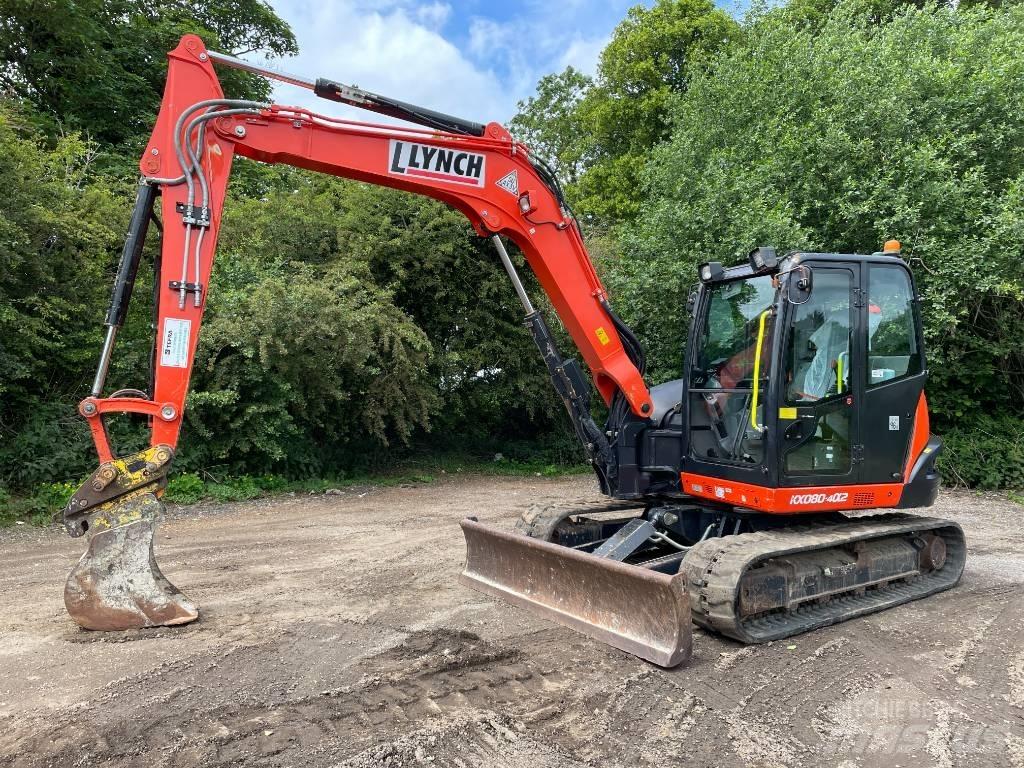 Kubota KX 080-4 중형굴삭기 7톤-28톤