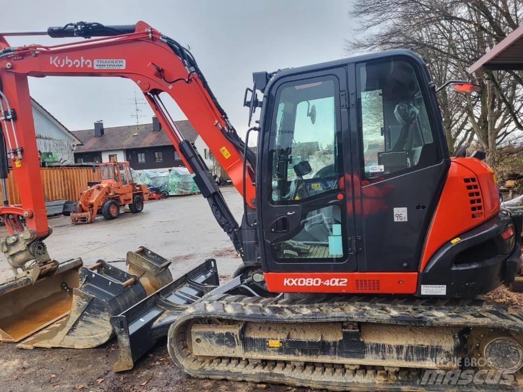 Kubota KX 080-4 소형 굴삭기 7톤 미만