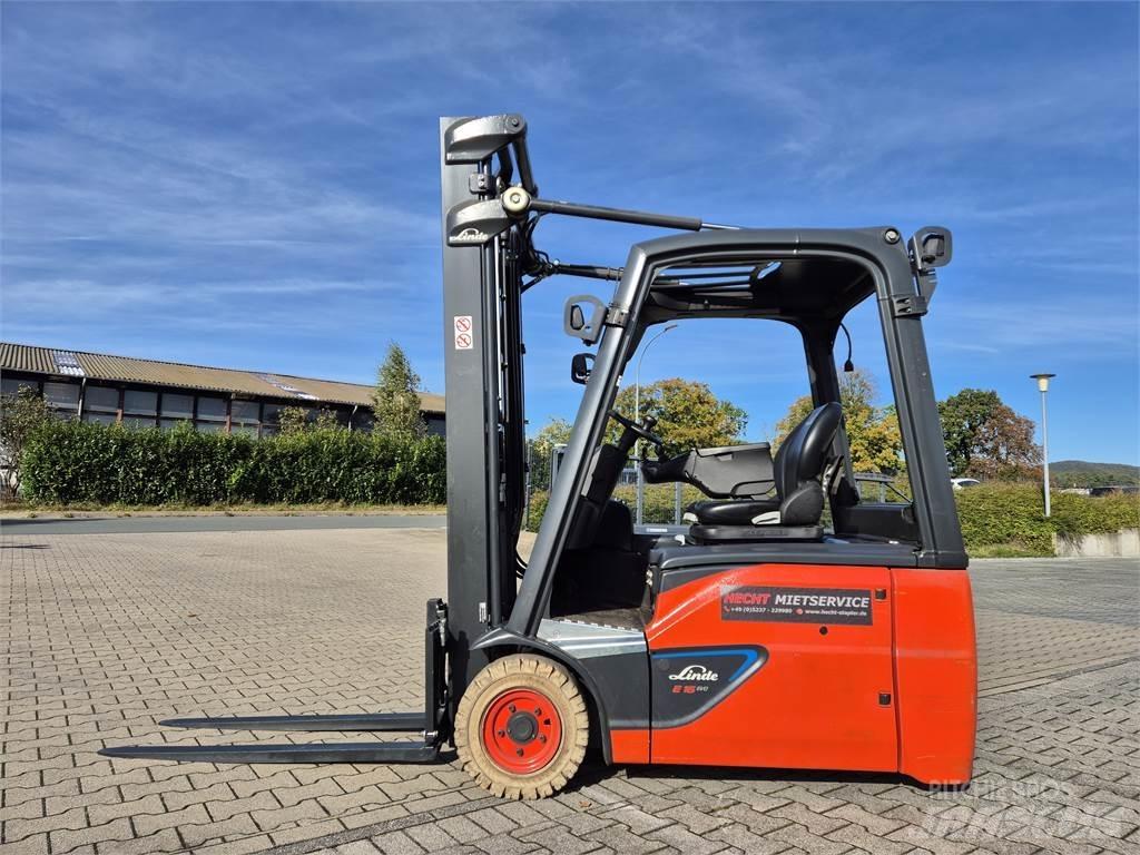 Linde E16-02 전동 지게차