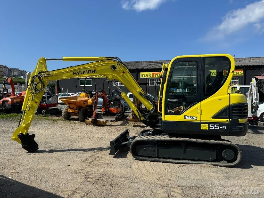 Hyundai Robex 55-9 소형 굴삭기 7톤 미만