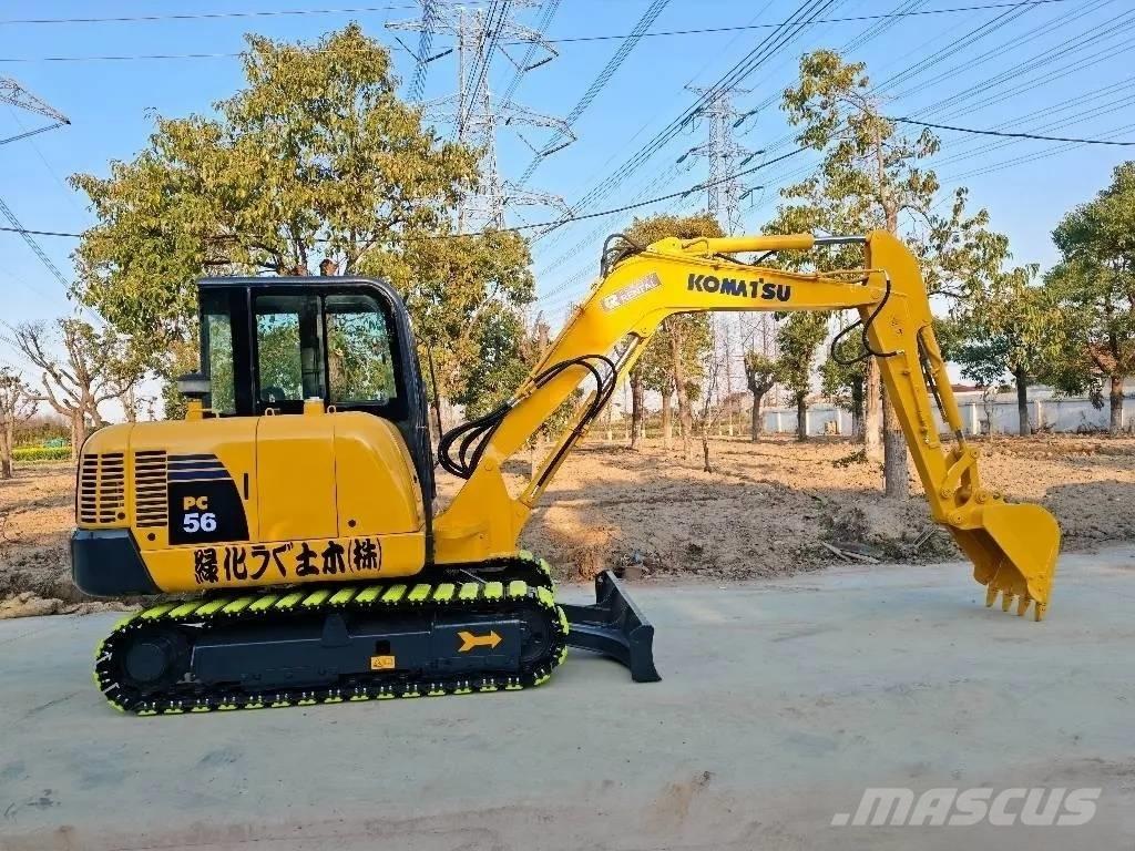 Komatsu PC 56-7 소형 굴삭기 7톤 미만