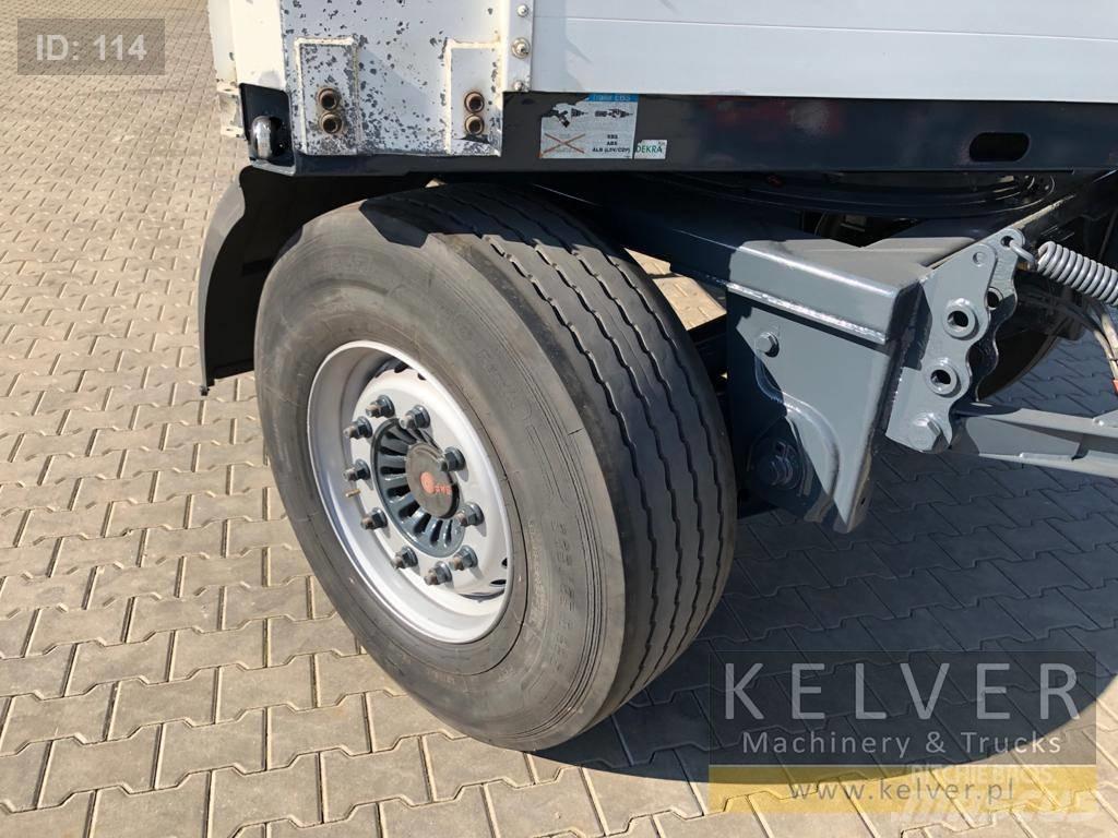 Fliegl ZPS 180 플랫베드/드롭사이드 트레일러