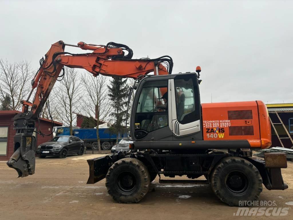Hitachi ZX 140 W-3  휠 굴삭기